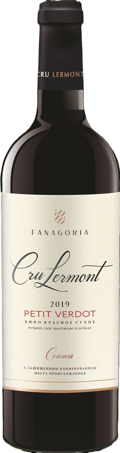 Вино ФАНАГОРИЯ Крю Лермонт Пти Вердо красное сух 13% ст/б 0.75л