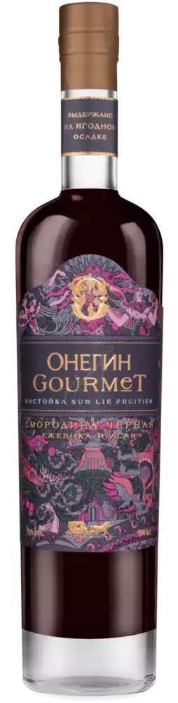 Настойка ОНЕГИН Гурмэ Черная Смородина 20% ст/б 0.5л