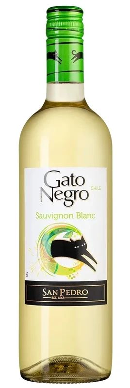 Вино ГАТО НЕГРО Совиньон Блан белое сух 12% ст/б 0.75л