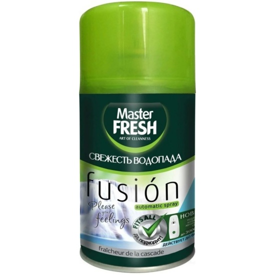 Освежитель воздуха МАСТЕР ФРЕШ Свежесть водопада сменный блок 250мл