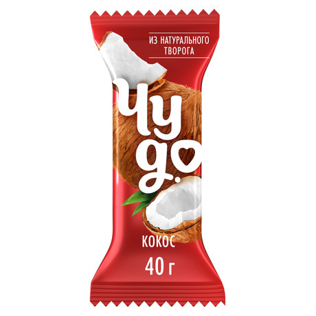 Сырок глазированный ЧУДО кокос бзмж 28.7% 40г