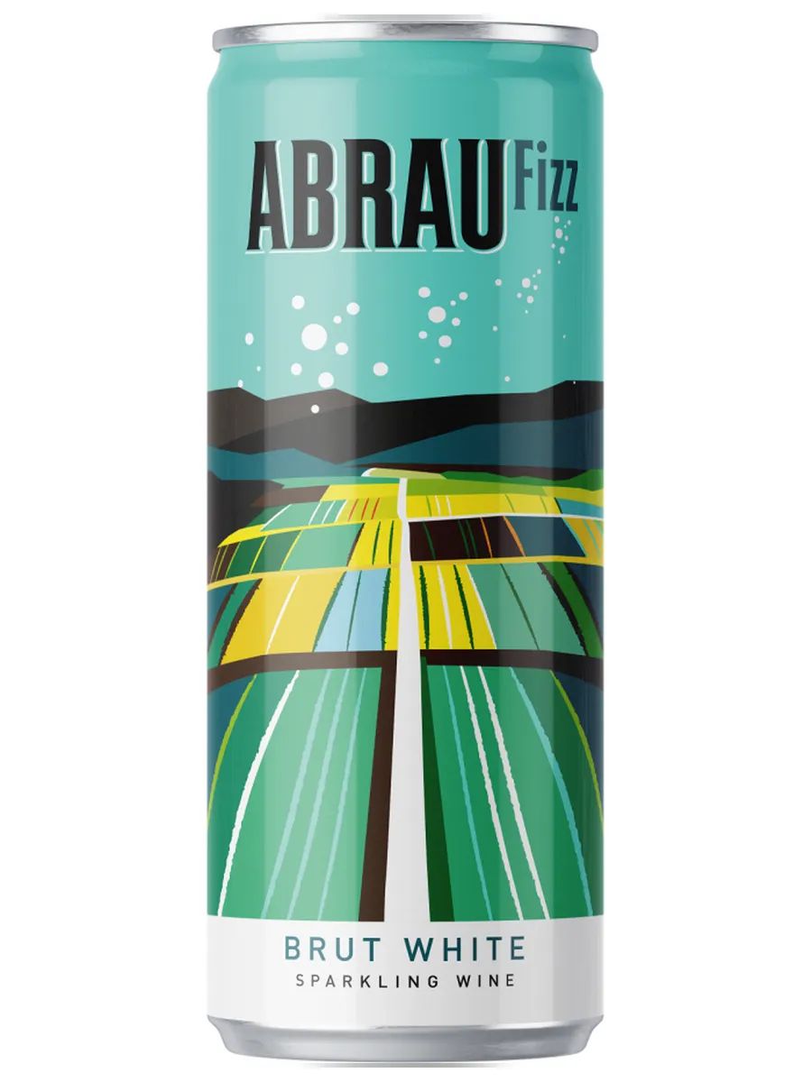 Игристое вино АБРАУ Физз жемчужное белое брют 11.5% ж/б 0.25л