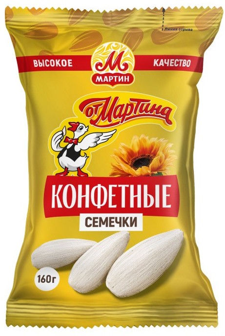 Семечки ОТ МАРТИНА отборные ароматизированные конфетные 160г