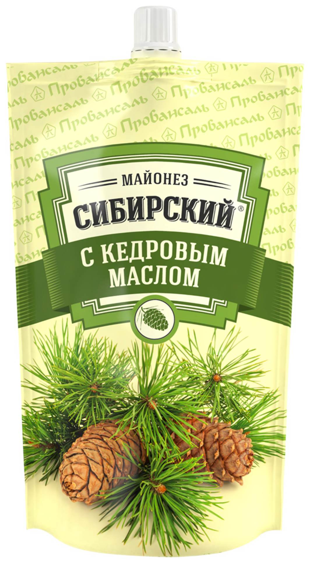 Майонез ПРОВАНСАЛЬ СИБИРСКИЙ с кедровым маслом 60% д/пак 220г