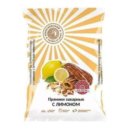 Пряники БОГОСЛОВСКИЙ заварные с лимоном 250г