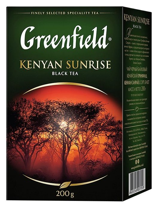 Чай ГРИНФИЛД Кениан Санрайз черный 200г