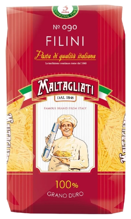 Мак.изделия МАЛЬТАЛЬЯТИ Вермишель №090 м/у 450г