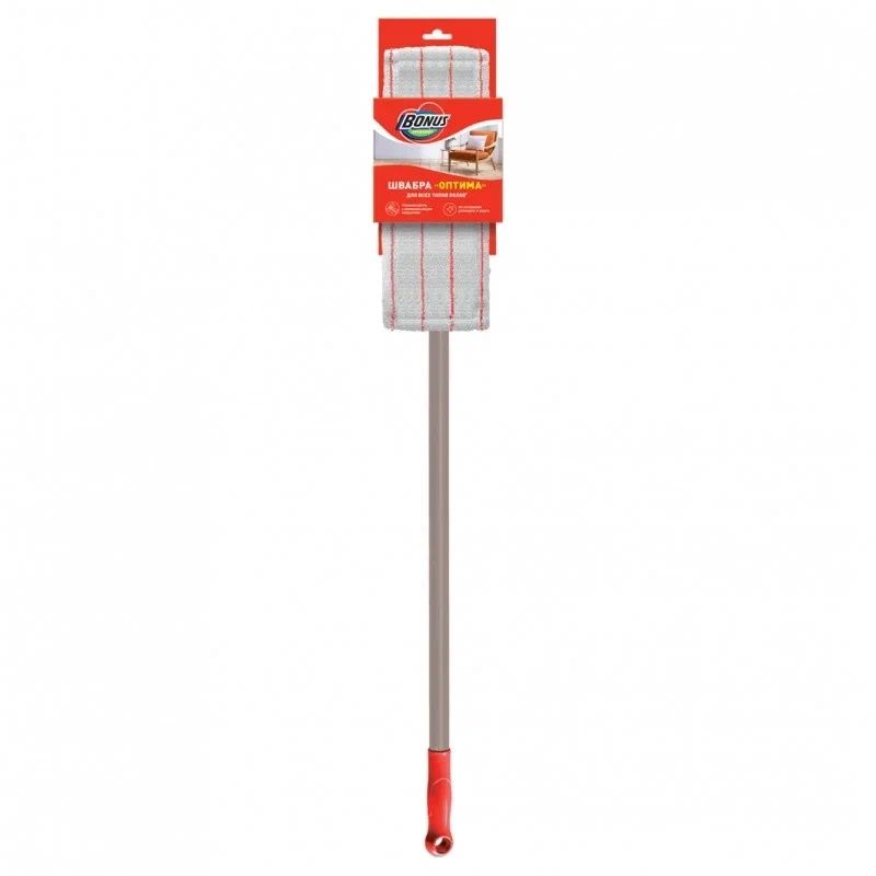 Швабра БОНУС Оптима с насадкой из микрофибры