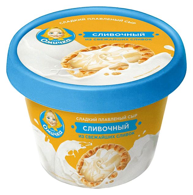 Сыр плавленый ОМИЧКА сладкий бзмж 30% 230г