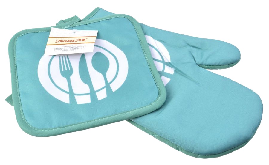 Набор кухонный НАТАМ Кухонный стиль рукавица и прихватка арт.2PKS002