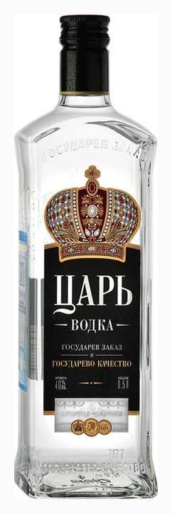 Водка ГОСУДАРЕВ ЗАКАЗ Царь 40% ст/б 0.5л
