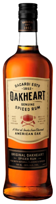 Напиток спиртной БАКАРДИ Оакхарт Ориджинал на основе рома 35% ст/б 0.7л