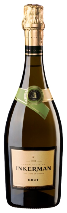 Игристое вино ИНКЕРМАН белое брют 13% ст/б 0.75л