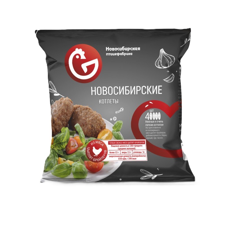 Котлеты НПФ Новосибирские 400г
