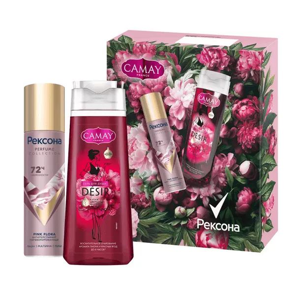 ПН РЕКСОНА+КАМЕЙ Парфюмированная коллекция гель для душа 200мл+дезодорант 150мл