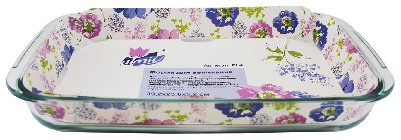 Форма для выпекания АТМИКС 39.2*23.6*5.2см арт.PL4