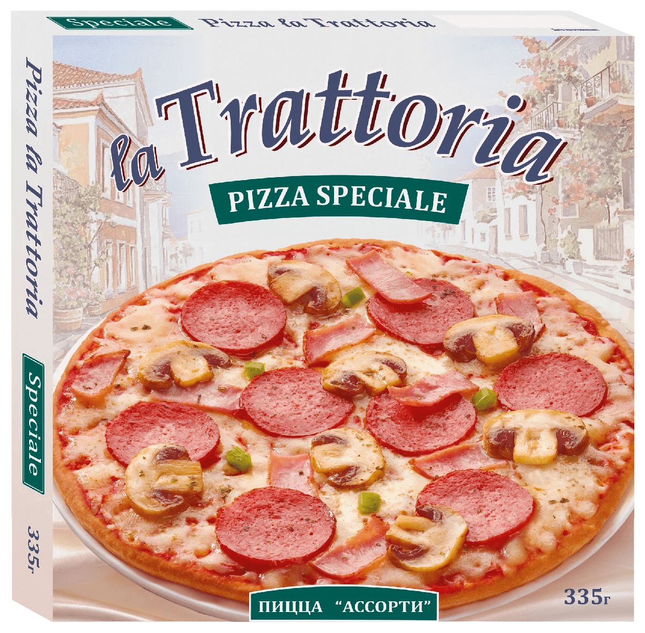Пицца ЛА ТРАТТОРИЯ Ассорти 335г