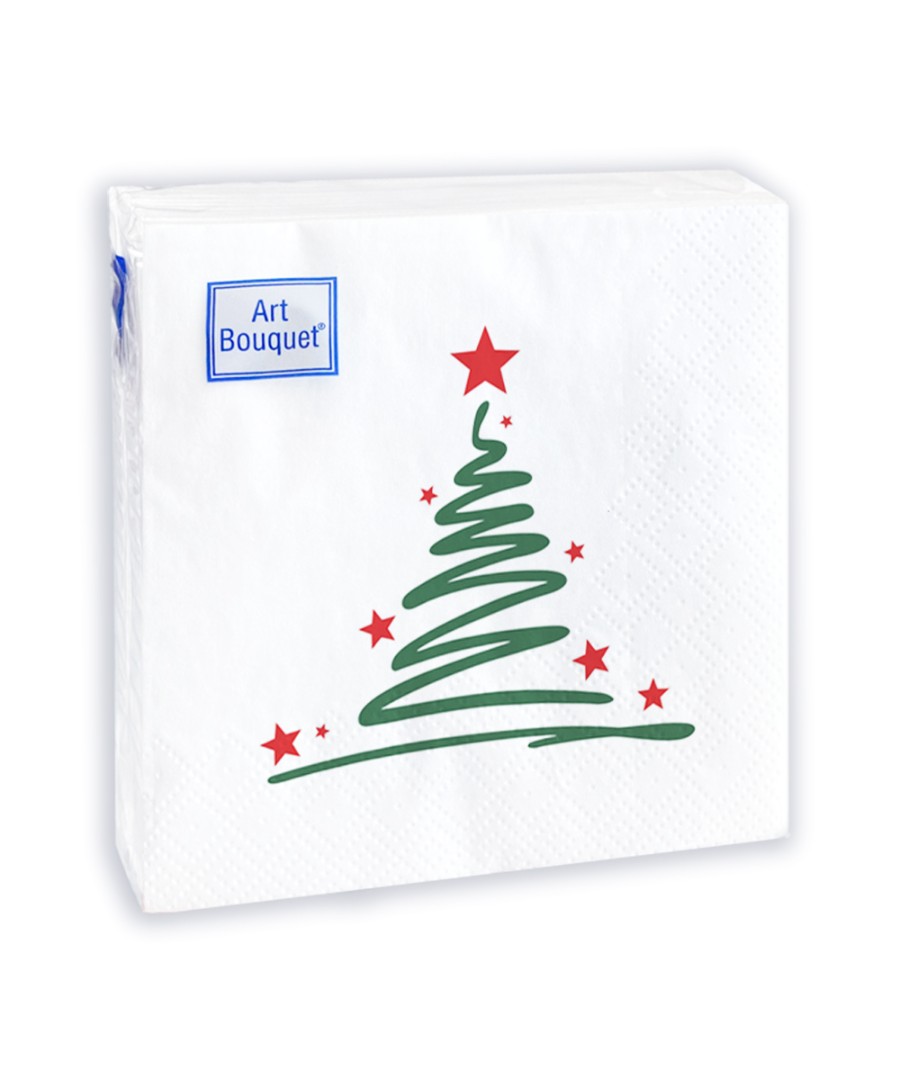 Салфетки АРТ БУКЕТ С Новым годом! 20*20см 2сл 30шт