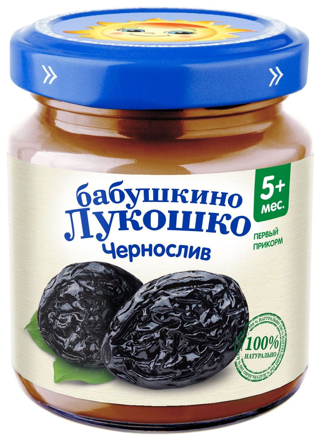 Пюре БАБУШКИНО ЛУКОШКО чернослив ст/б 100г