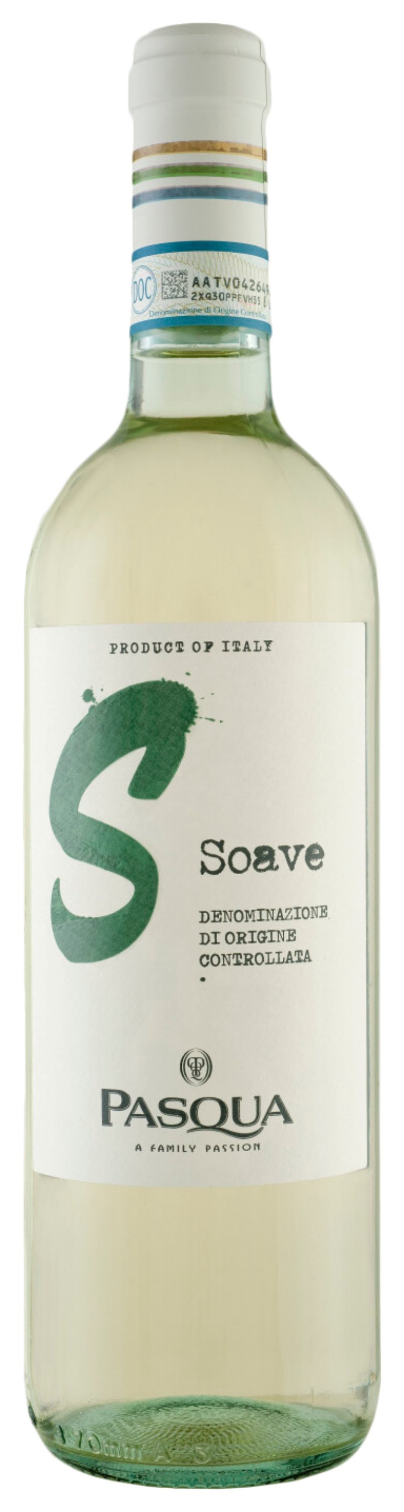 Вино ПАСКУА Соаве белое п/сух 13% ст/б 0.75л