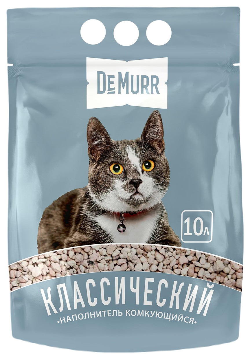 Наполнитель для туалета ДЕ МУРР бентонитовый 10л