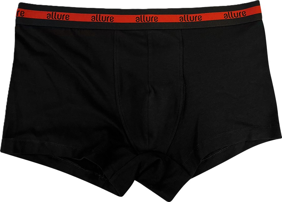 Трусы мужские АЛЛЮР боксеры черно-красные р.54-56 арт.00010