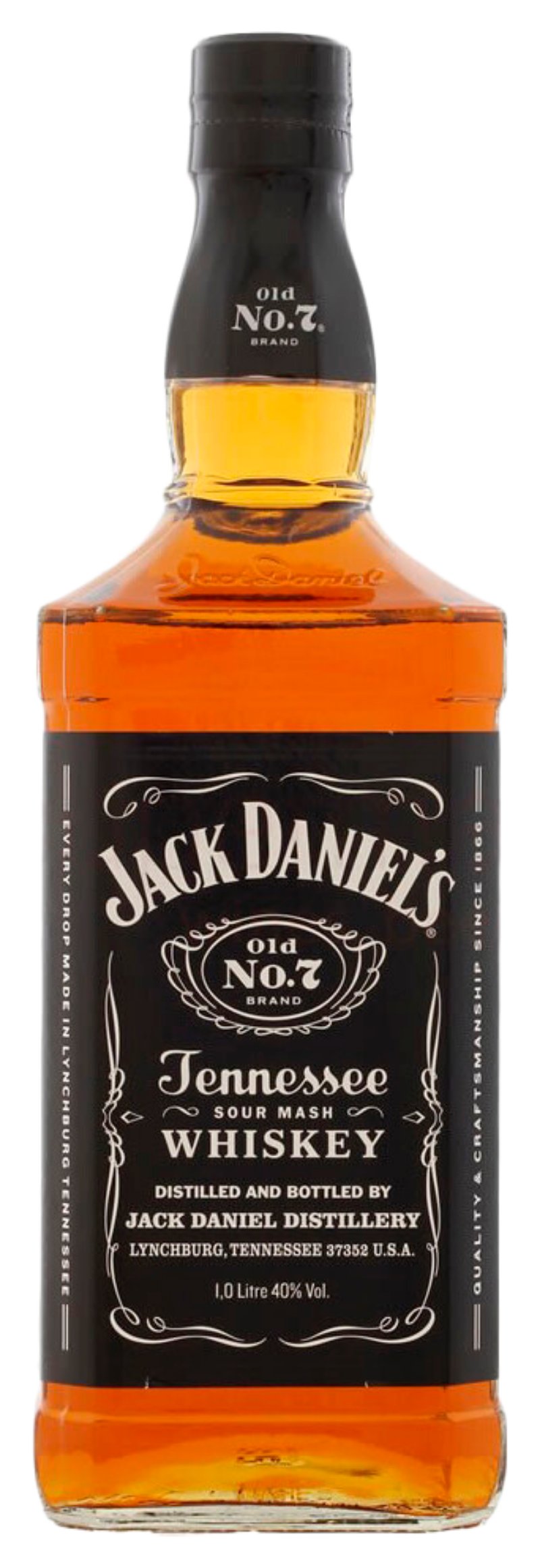 Виски ДЖЕК ДЭНИЕЛС Теннесси 40% ст/б 1л