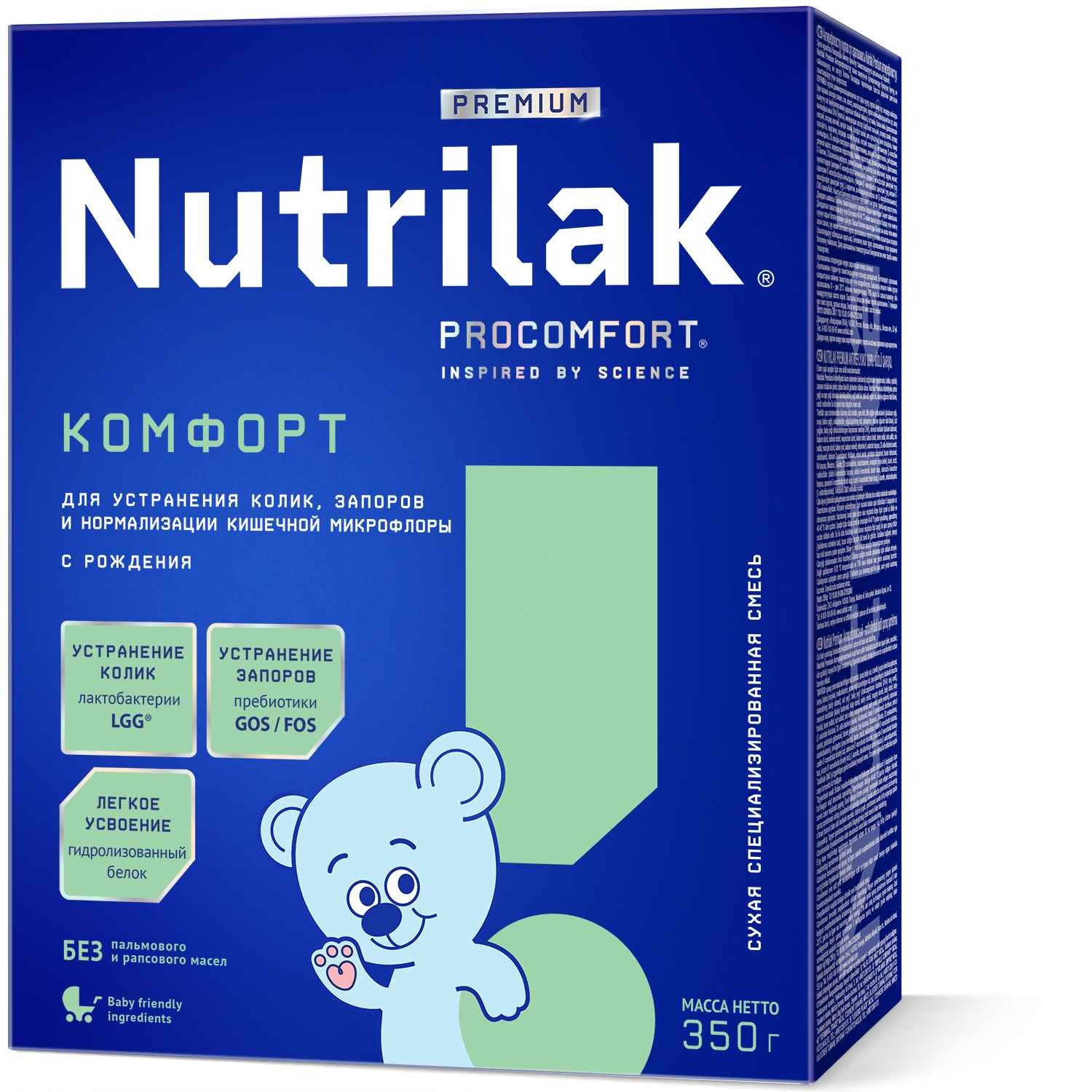 Смесь НУТРИЛАК ПРЕМИУМ Комфорт бзмж карт/уп 350г