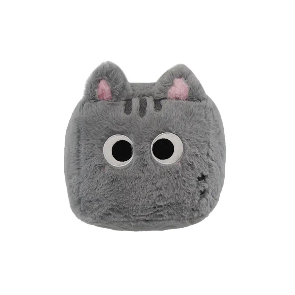 Игрушка мягкая ТАМ-ТАМ Кот-кубик серый арт.2311379003-2