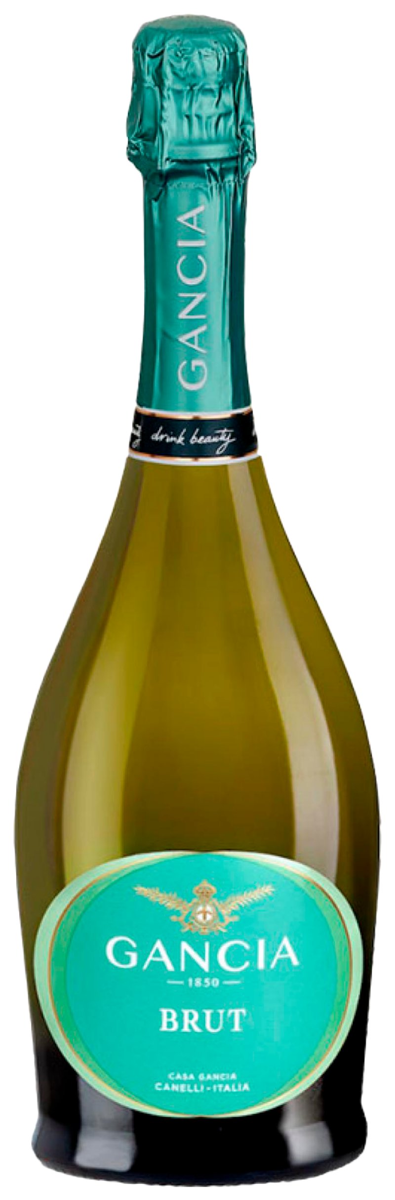 Игристое вино ГАНЧА белое брют 11% 0.75л