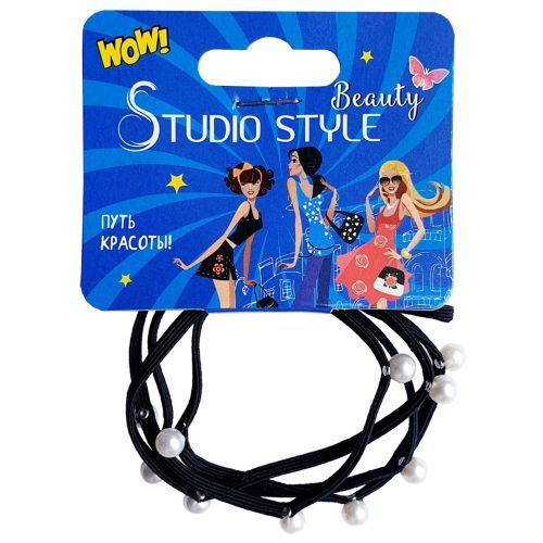 Резинка для волос СТУДИО СТАЙЛ с декором 2шт арт.44178-6203