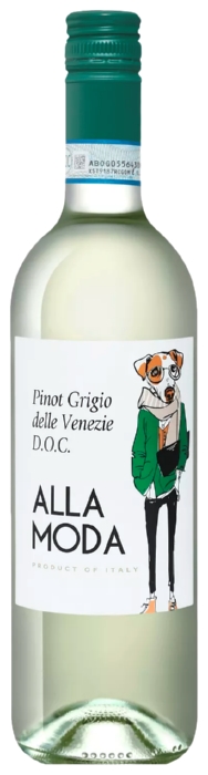 Вино АЛЛА МОДА Пино Гриджо белое сух 11.5% ст/б 0.75л