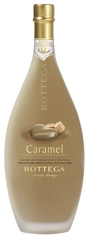 Ликер БОТТЕГА Крем Карамель 17% ст/б 0.5л