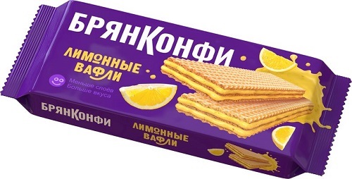 Вафли БРЯНКОНФИ Лимонные 190г