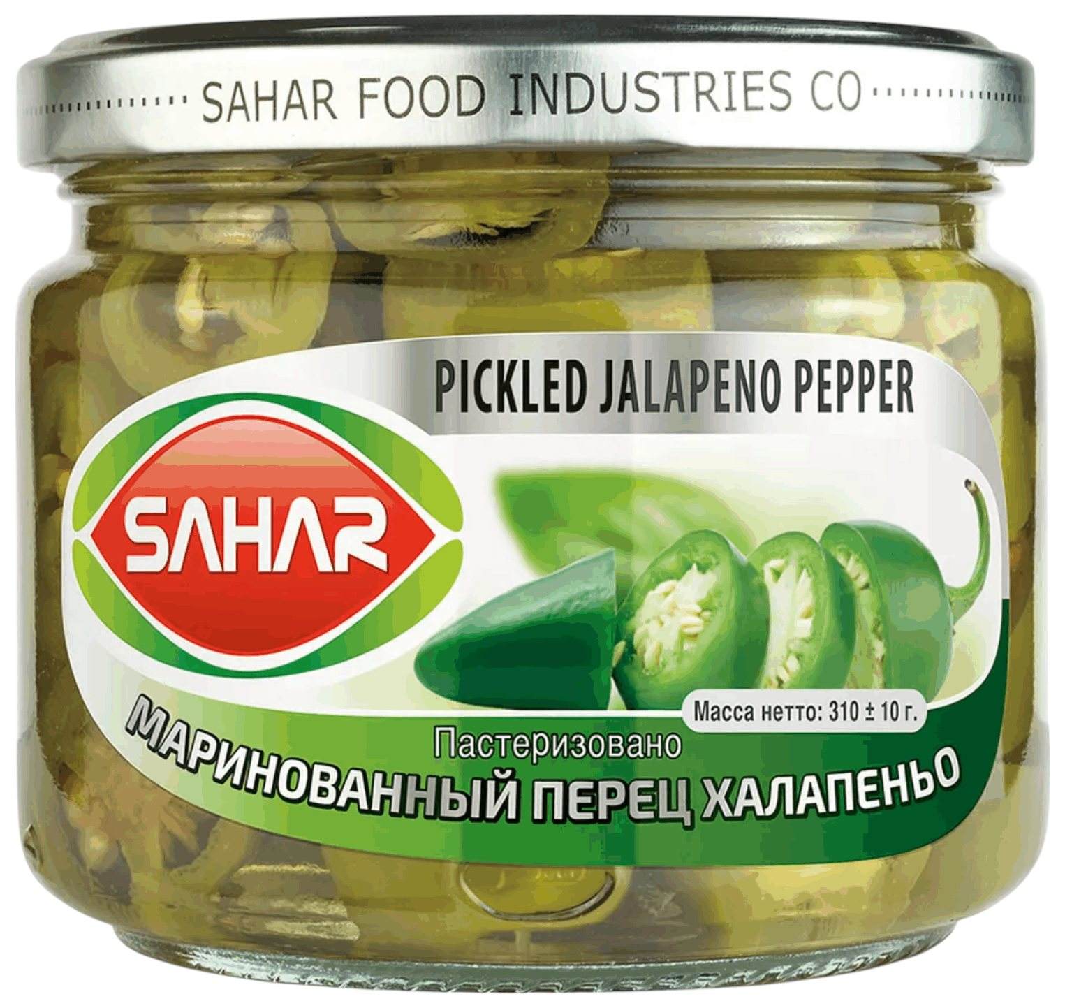 Перец САХАР халапеньо маринованный ст/б 310г