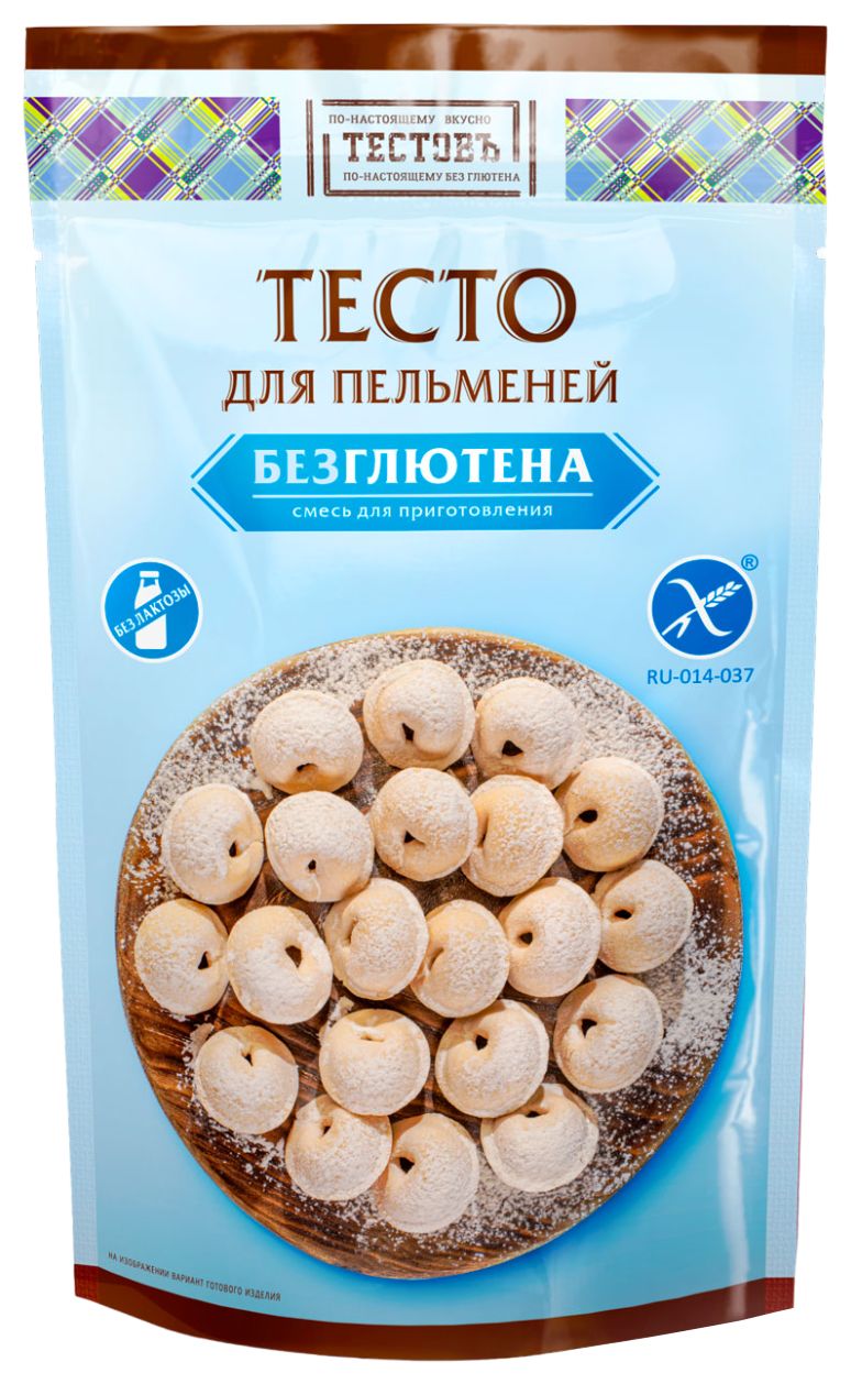 Смесь ТЕСТОВЪ Тесто для пельменей без глютена 250г