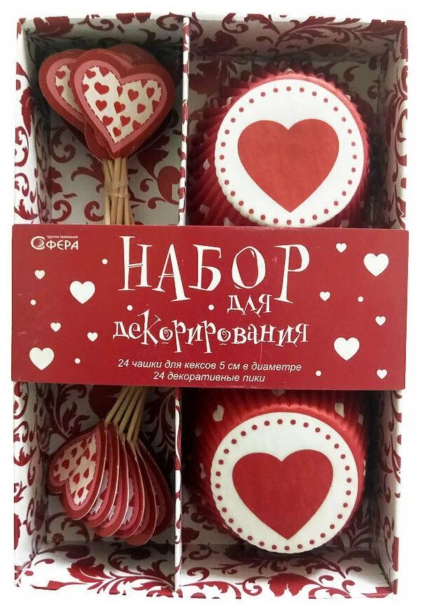 Набор СФЕРА тарталетки 24шт+пики 24шт