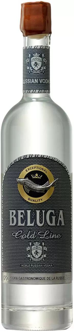 Водка БЕЛУГА Голд Лайн 40% ст/б 0.5л