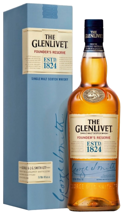 Виски ГЛЕНЛИВЕТ Фаундерс Резерв 40% ПК 0.7л