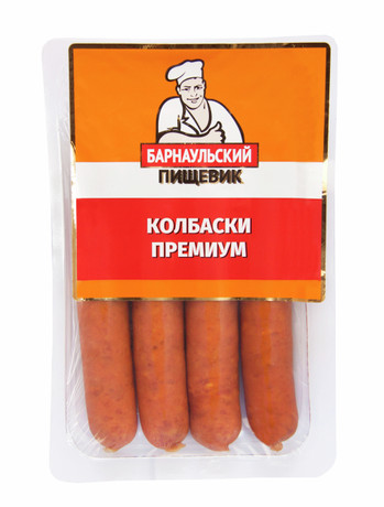 Колбаски БАРНАУЛЬСКИЙ ПИЩЕВИК Премиум п/к 240г