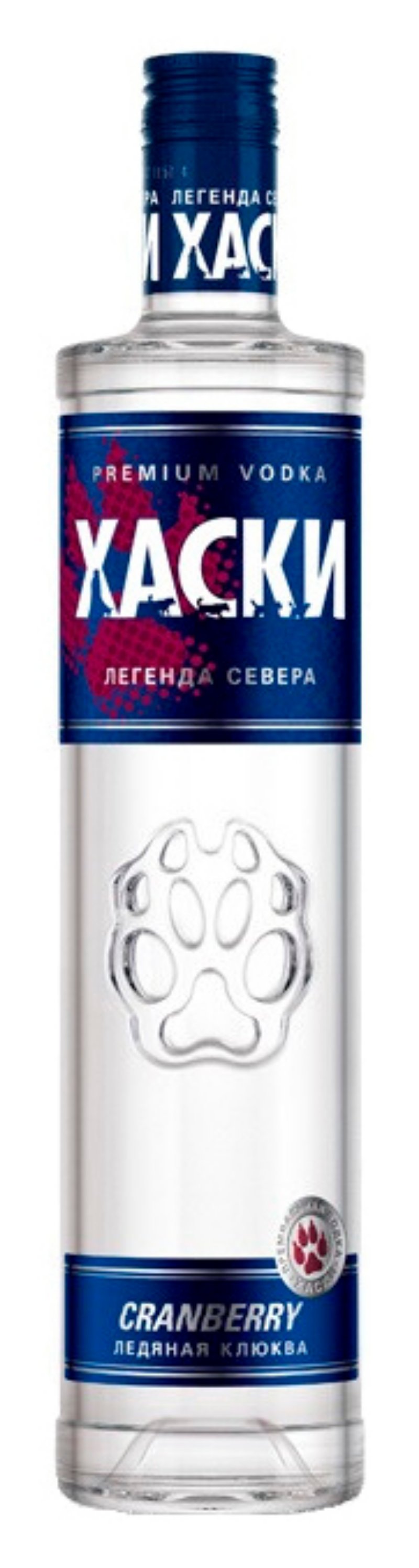 Водка ХАСКИ Клюква особая 38-40% ст/б 0.5л