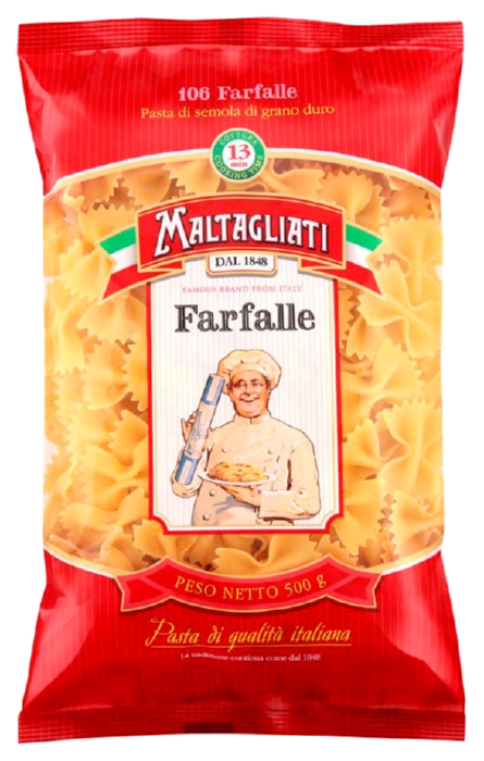 Мак.изделия МАЛТАГЛИАТИ Бантики №106 м/у 500г