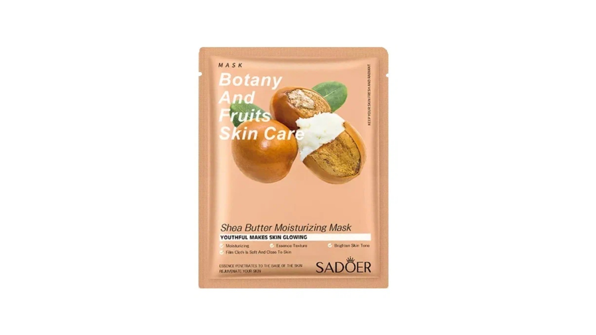 Маска для лица САДОЕР с экстрактом масла ши тканевая