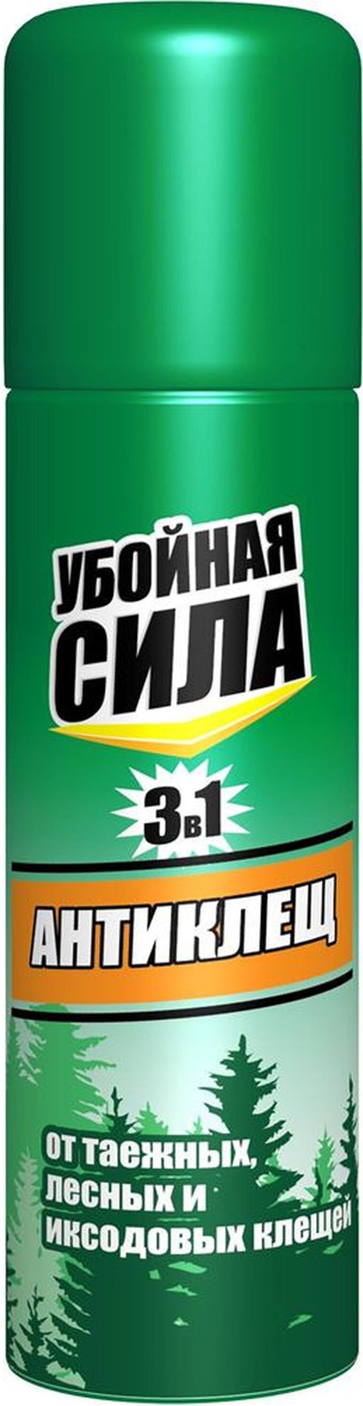 Аэрозоль УБОЙНАЯ СИЛА Антиклещ 150мл