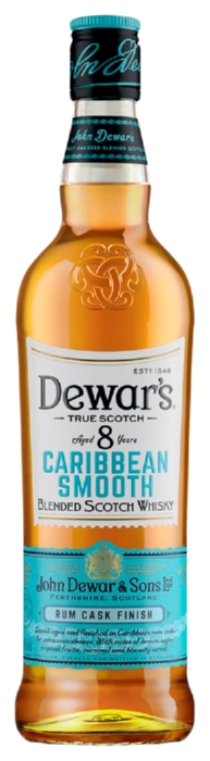 Виски ДЮАРС Кариббиан Смуз 8 лет 40% ст/б 0.7л