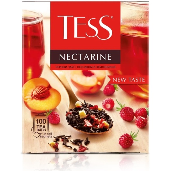 Чай ТЕСС Нектарин черный 100пак