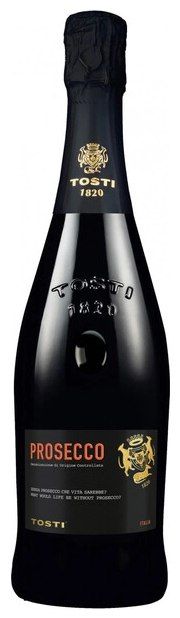 Игристое вино ТОСТИ Просекко белое сух 11% ст/б 0.75л