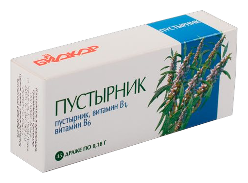 Пустырник БИОКОР 45шт