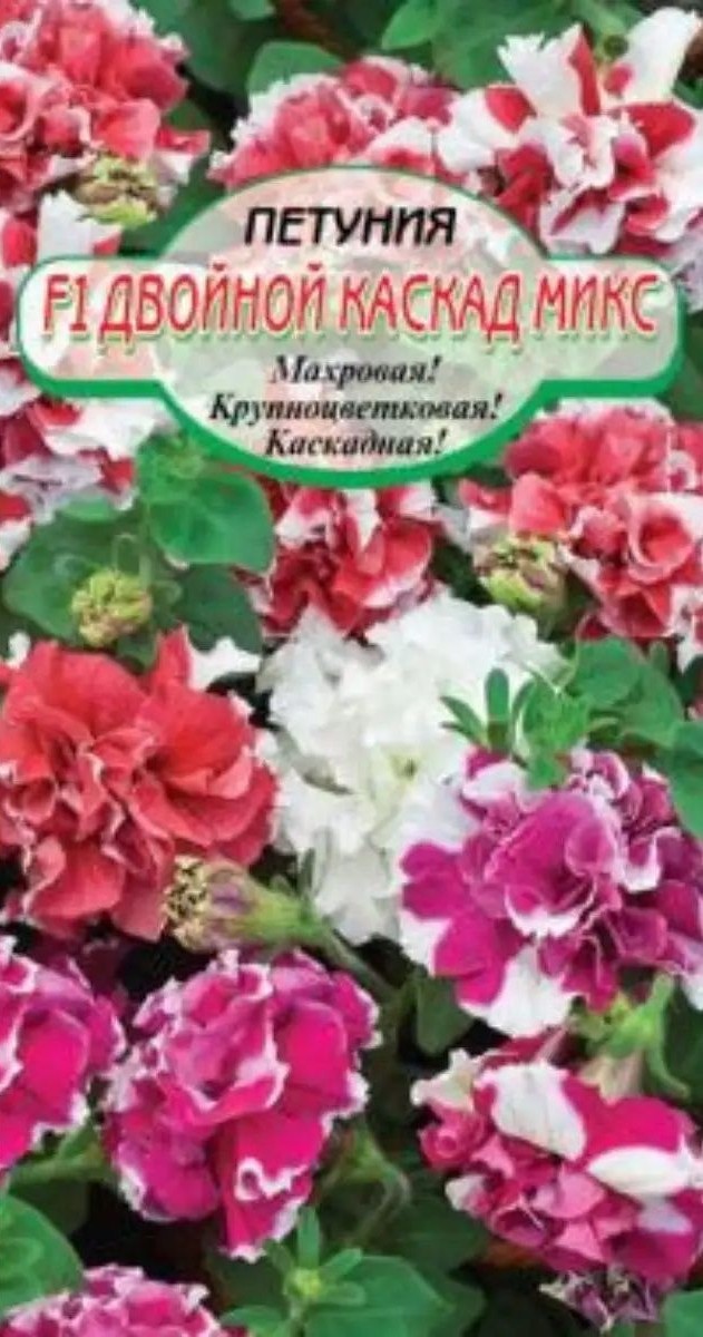 Семена ССС Петуния Двойной каскад махровая F1 10шт