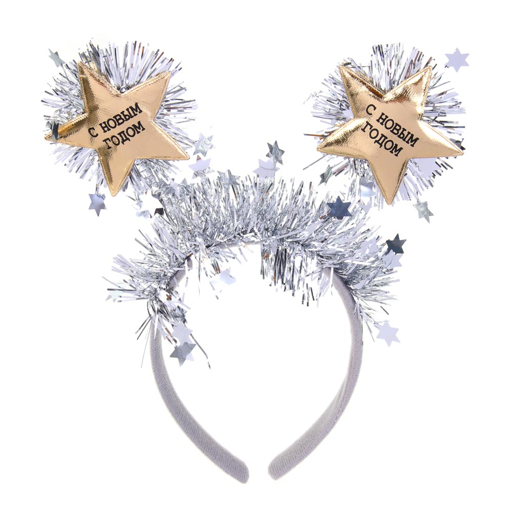 Ободок новогодний СНОУ БУМ арт.343-010